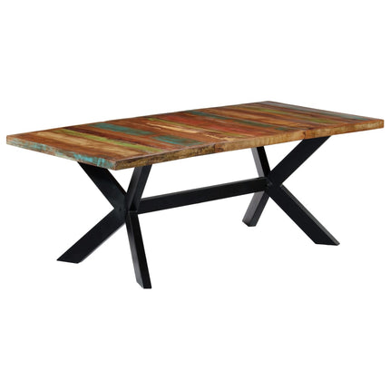 Table À Manger Bois De Récupération Solide