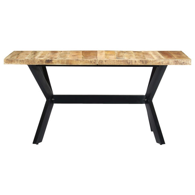 Table À Manger Bois De Manguier Massif Brut