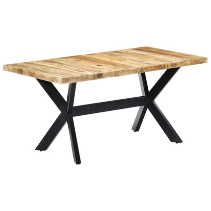 Table À Manger Bois De Manguier Massif Brut