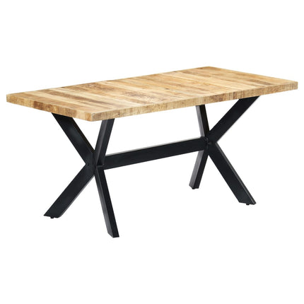 Table À Manger Bois De Manguier Massif Brut