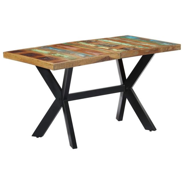 Table À Manger Bois De Récupération Massif