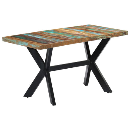 Table À Manger Bois De Récupération Massif