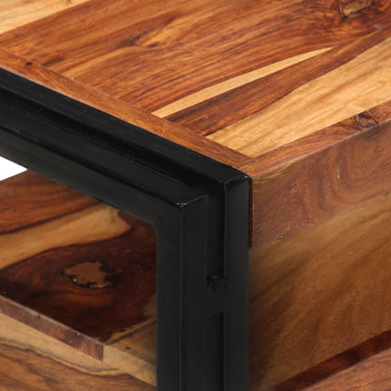 Meuble Tv 120X30X40 Cm Bois De Sesham Solide