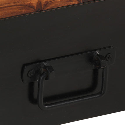 Meuble Tv 120X30X40 Cm Bois De Sesham Solide