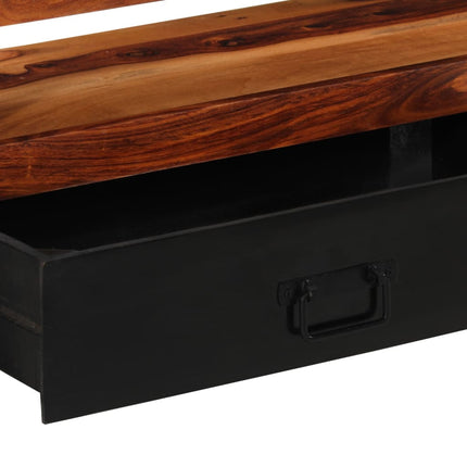 Meuble Tv 120X30X40 Cm Bois De Sesham Solide
