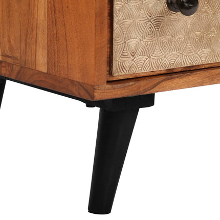 Commode À Tiroirs Bois D'acacia Massif