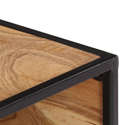 Table Basse 70X70X32 Cm Bois Solide D'acacia