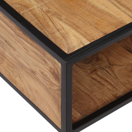 Table Basse 70X70X32 Cm Bois Solide D'acacia