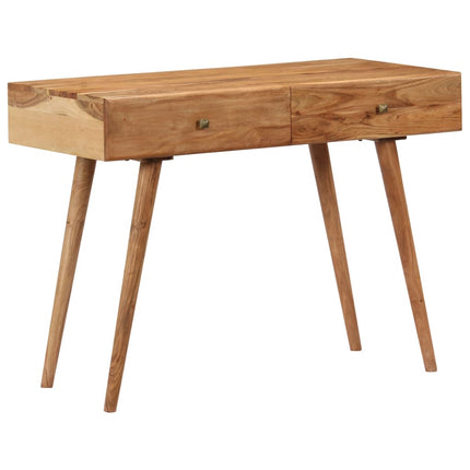 Bureau 100X51X76 Cm Bois D'acacia Solide