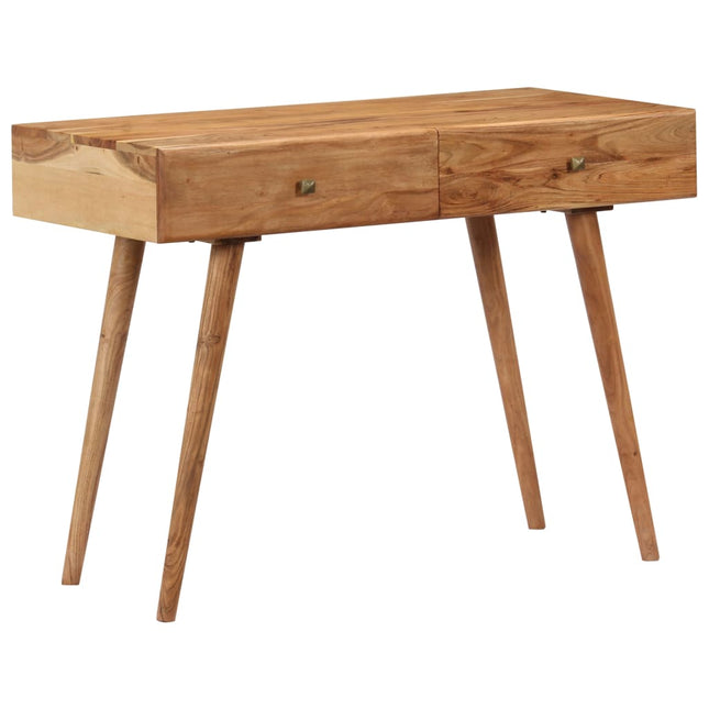Bureau 100X51X76 Cm Bois D'acacia Solide