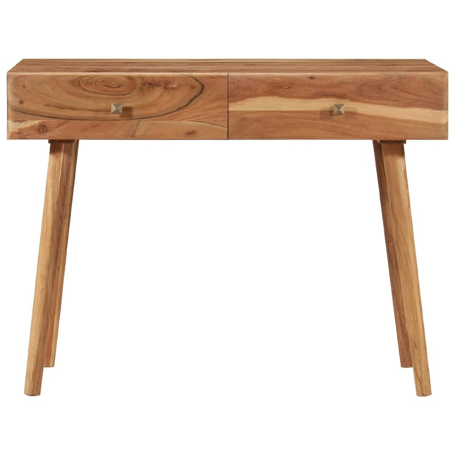 Bureau 100X51X76 Cm Bois D'acacia Solide