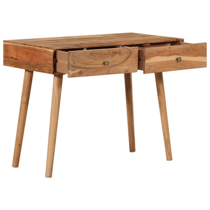 Bureau 100X51X76 Cm Bois D'acacia Solide