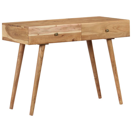Bureau 100X51X76 Cm Bois D'acacia Solide