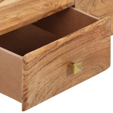 Table Basse 70X60X42 Cm Bois Solide D'acacia