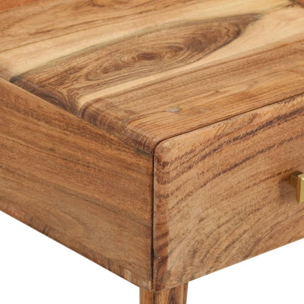Table Basse 70X60X42 Cm Bois Solide D'acacia