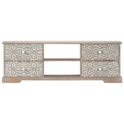 Meuble Tv 120X30X40 Cm Bois D'acacia Massif