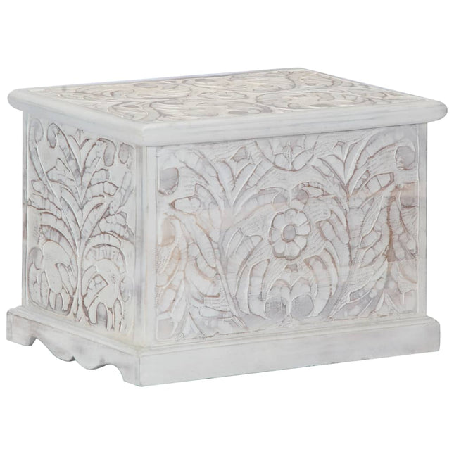 Boîte De Rangement 58X40X40 Cm Bois D'acacia Solide