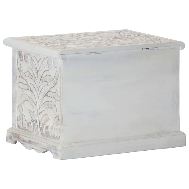 Boîte De Rangement 58X40X40 Cm Bois D'acacia Solide