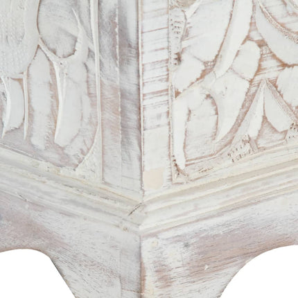 Boîte De Rangement 58X40X40 Cm Bois D'acacia Solide