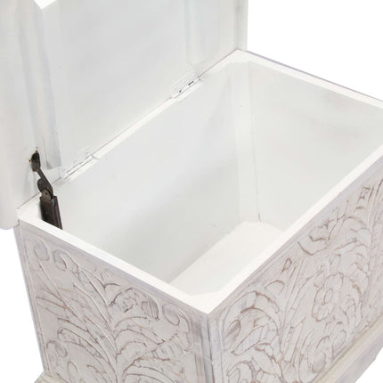 Boîte De Rangement 58X40X40 Cm Bois D'acacia Solide