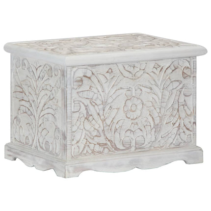 Boîte De Rangement 58X40X40 Cm Bois D'acacia Solide