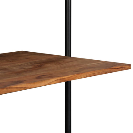 Bureau Mural 90X40X170 Cm Bois D'acacia Solide
