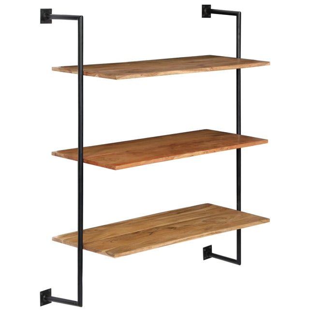 Étagère Murale 94X35X113 Cm Bois D'acacia Solide