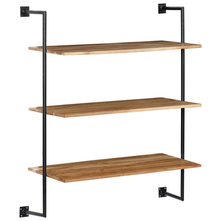 Étagère Murale 94X35X113 Cm Bois D'acacia Solide