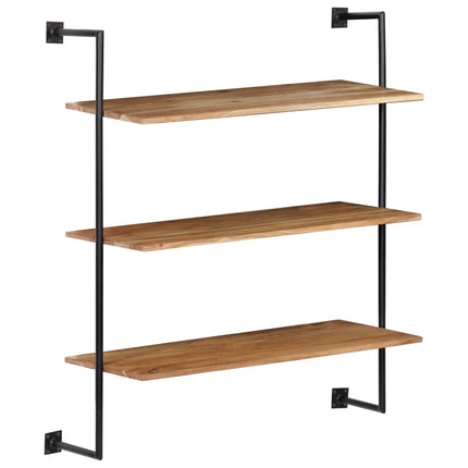 Étagère Murale 94X35X113 Cm Bois D'acacia Solide