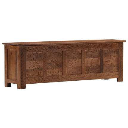 Boîte De Rangement 120X30X40 Cm Bois De Manguier Solide