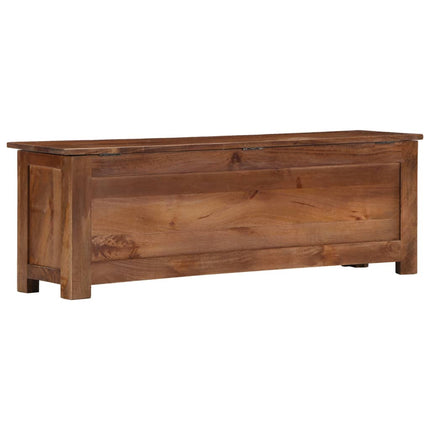Boîte De Rangement 120X30X40 Cm Bois De Manguier Solide