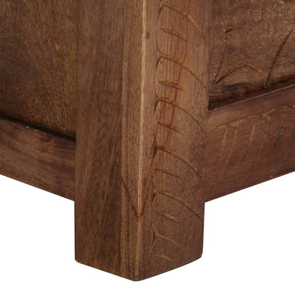 Boîte De Rangement 120X30X40 Cm Bois De Manguier Solide
