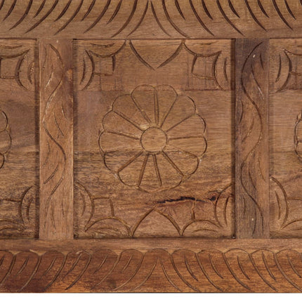 Boîte De Rangement 120X30X40 Cm Bois De Manguier Solide