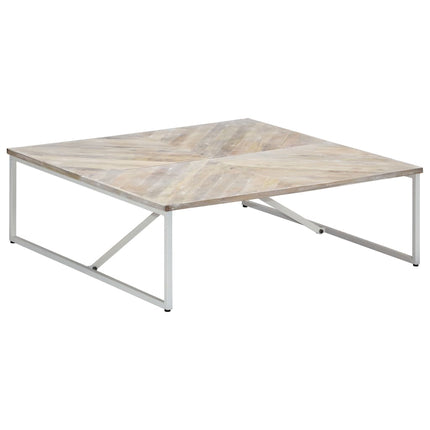 Table Basse 110X110X36 Cm Bois De Manguier Solide