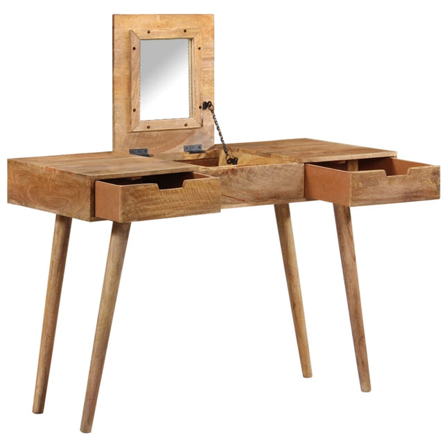 Coiffeuse 112X45X76 Cm Bois De Manguier Solide