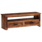 Meuble Tv 118X30X40 Cm Bois Massif