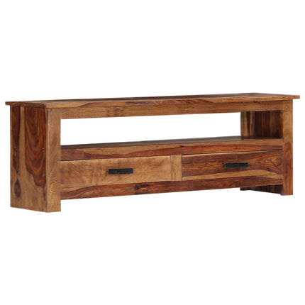 Meuble Tv 118X30X40 Cm Bois Massif