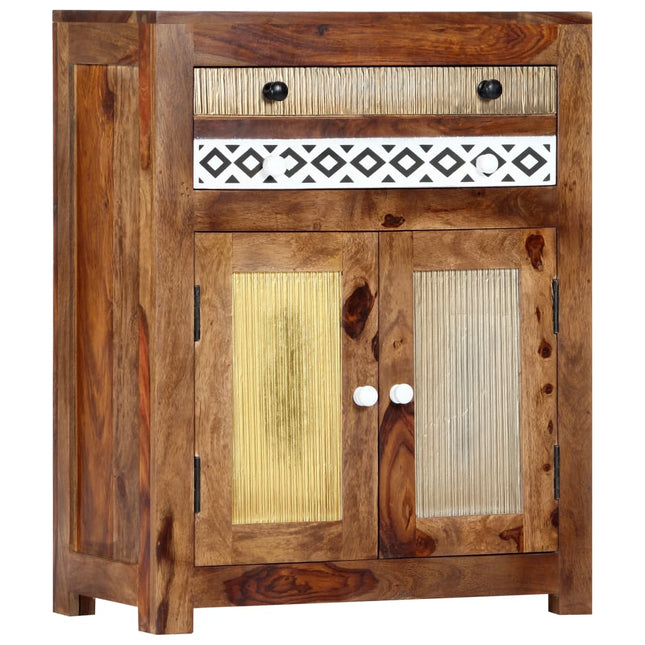 Armoire Latérale 60X30X75 Cm Bois Massif