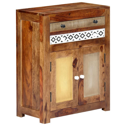 Armoire Latérale 60X30X75 Cm Bois Massif