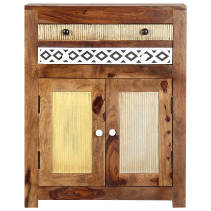 Armoire Latérale 60X30X75 Cm Bois Massif