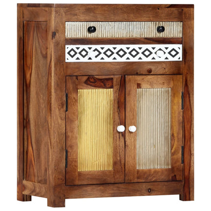 Armoire Latérale 60X30X75 Cm Bois Massif