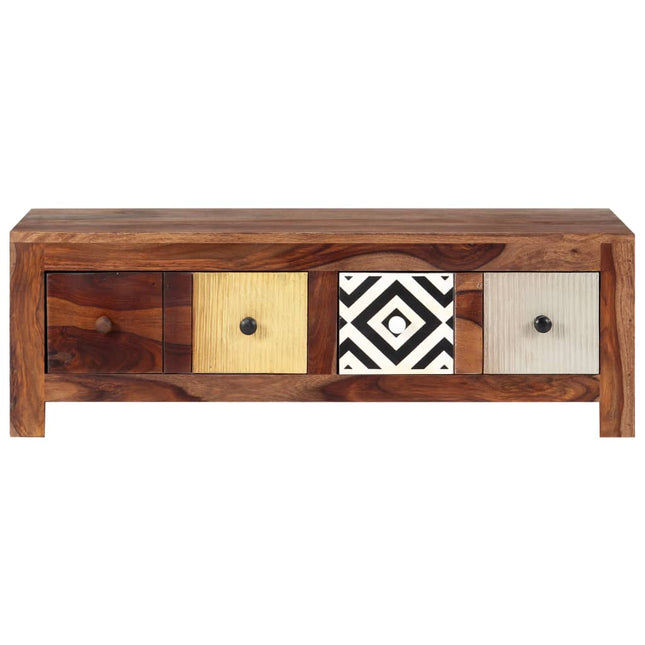 Table Basse 90X50X30 Cm Bois Massif
