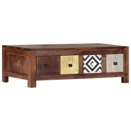 Table Basse 90X50X30 Cm Bois Massif