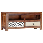 Meuble Tv 90X30X40 Cm Bois Solide