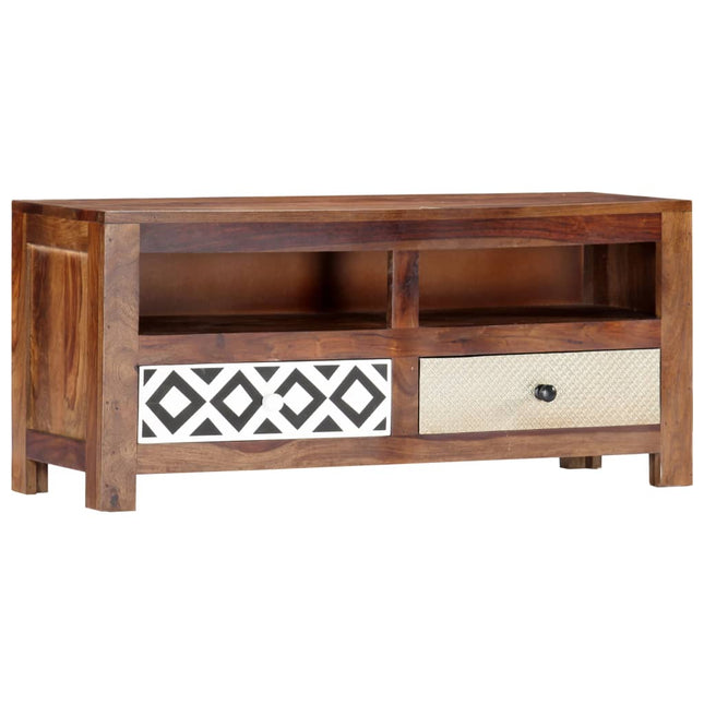 Meuble Tv 90X30X40 Cm Bois Solide