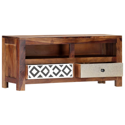 Meuble Tv 90X30X40 Cm Bois Solide