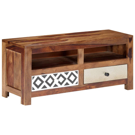 Meuble Tv 90X30X40 Cm Bois Solide