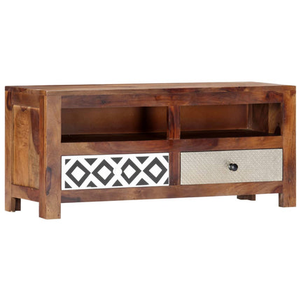 Meuble Tv 90X30X40 Cm Bois Solide