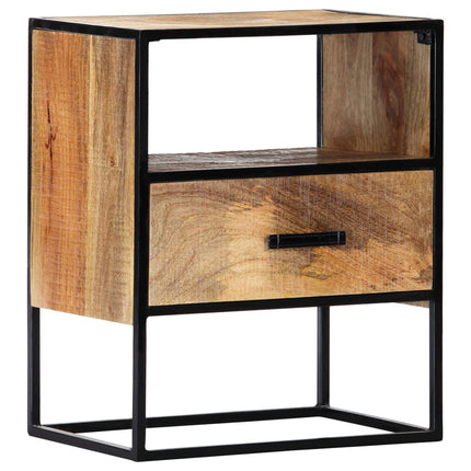 Table De Chevet 40X30X50 Cm Bois De Manguier Massif