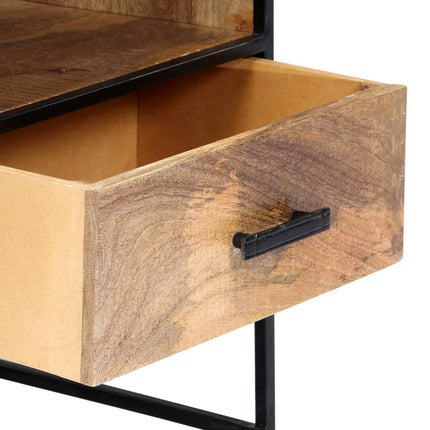 Table De Chevet 40X30X50 Cm Bois De Manguier Massif